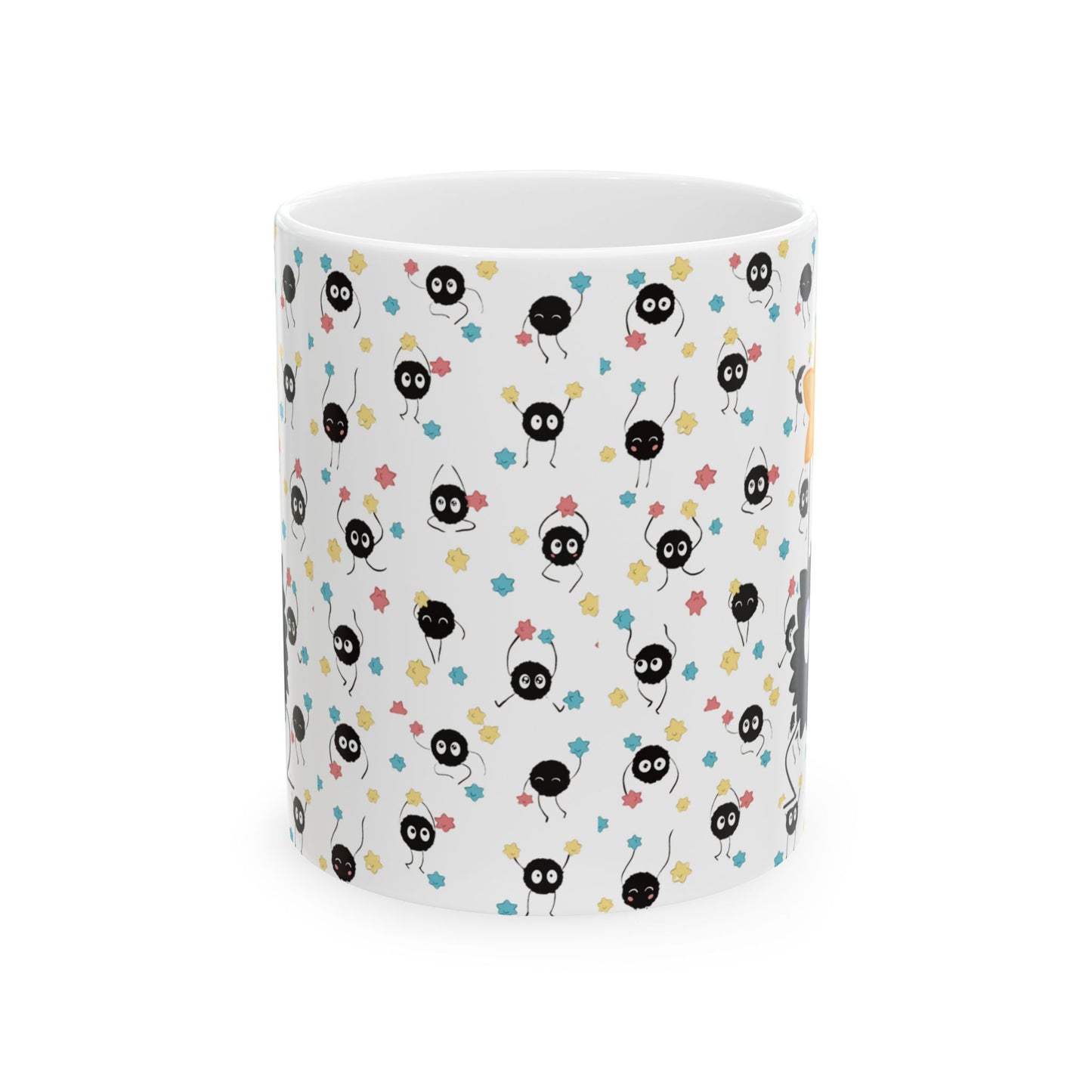 Soot Sprites Mug – Cute Studio Ghibli Coffee Cup – 11oz & 15oz Ceramic Anime Gift