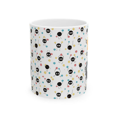 Soot Sprites Mug – Cute Studio Ghibli Coffee Cup – 11oz & 15oz Ceramic Anime Gift