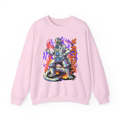 Mechagodzilla Kaiju Sweatshirt – 100% Cotton | Classic Monster Anime Apparel for Kaiju Fans
