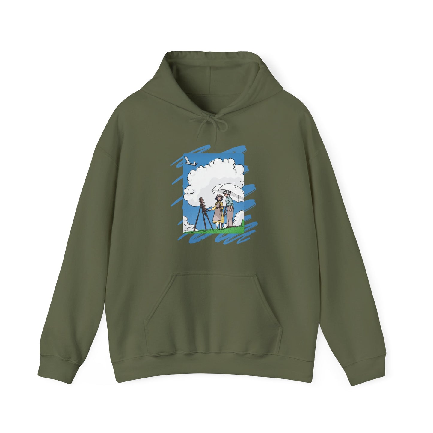 The Wind Rises Studio Ghibli Hoodie – 100% Cotton Anime Pullover for Ghibli Fans