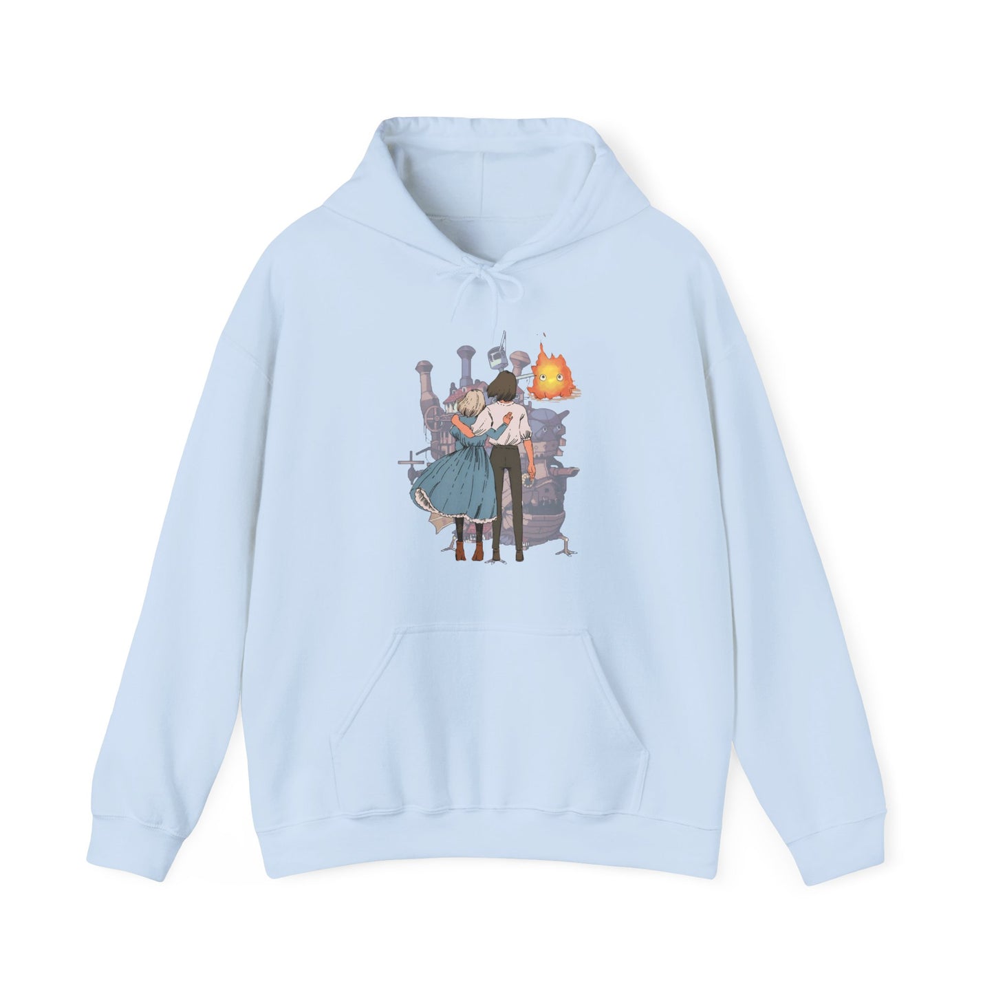 Howl's Moving Castle Love Hoodie – 100% Cotton Studio Ghibli Anime Pullover