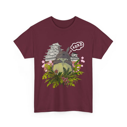 Totoro Sleep T-Shirt 100% Cotton Studio Ghibli Anime Graphic Tee