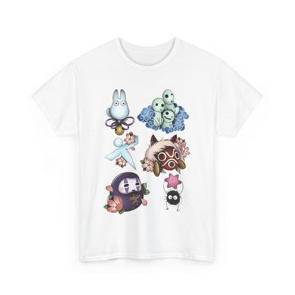 Ghibli Creatures Art T-Shirt | 100% Cotton Studio Ghibli Anime Tee