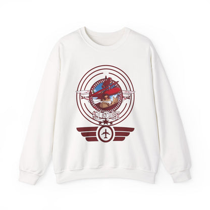 Porco Rosso Aviator Sweatshirt – 100% Cotton Studio Ghibli Pilot Anime Pullover