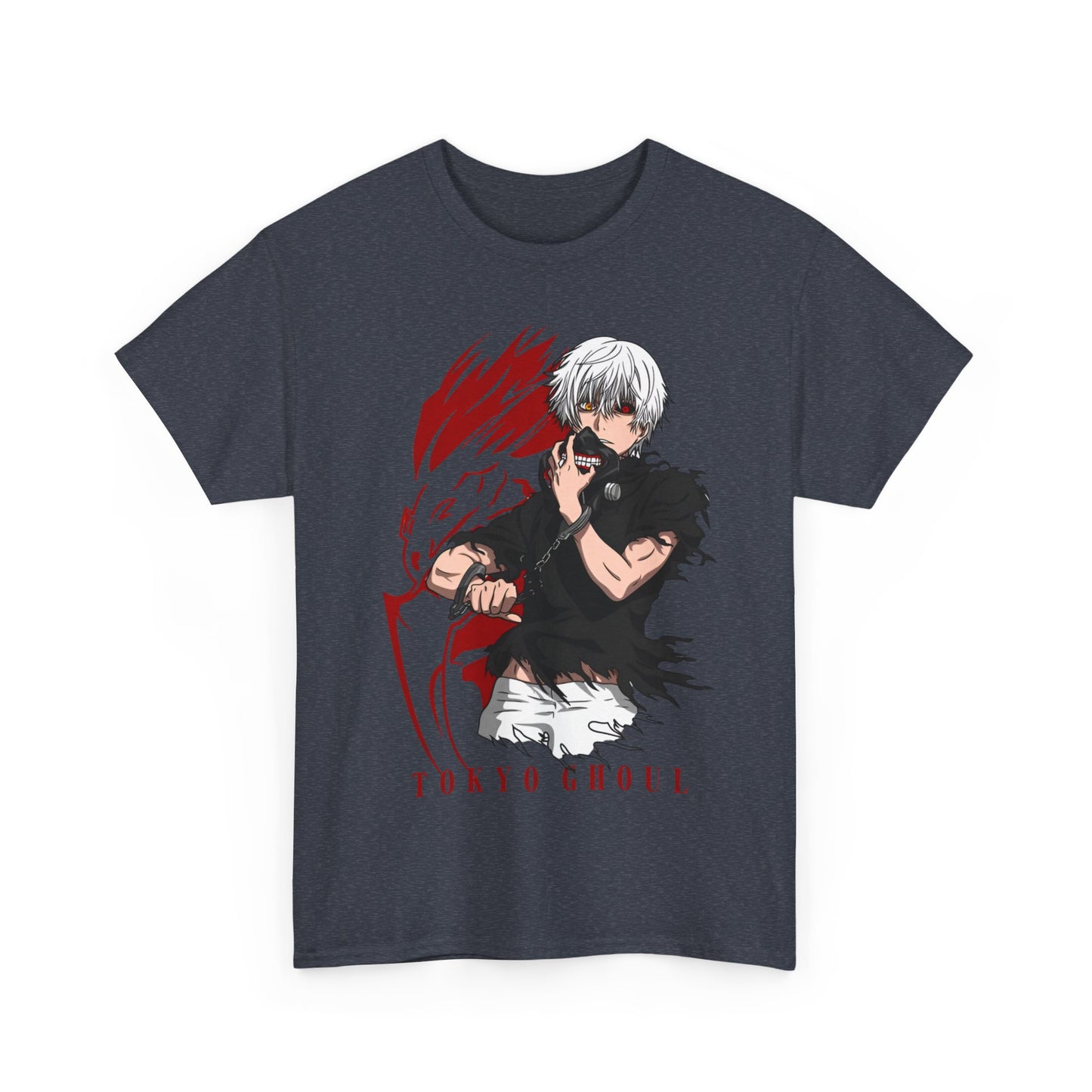 Ken Kaneki Tokyo Ghoul T-Shirt – 100% Cotton Anime Tee for Ghoul Fans
