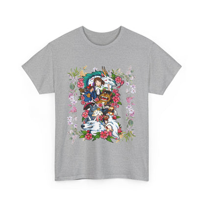 Ghibli Characters T-Shirt – 100% Cotton Anime Shirt for Studio Ghibli Fans
