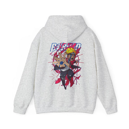 Boruto Naruto Next Generations Back Print Hoodie – 100% Cotton Anime Hoodie for Boruto Fans