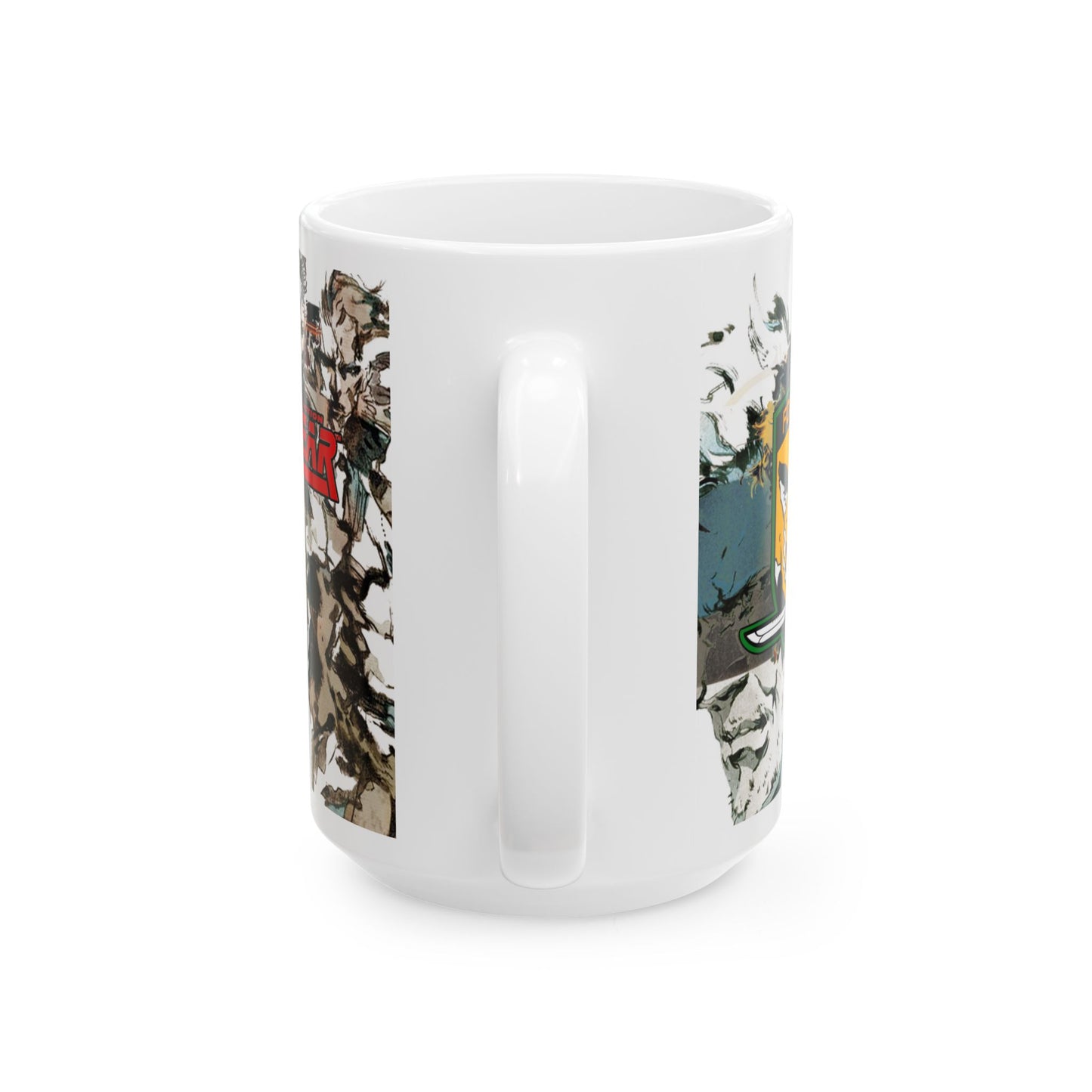 Metal Gear Fox Hound Mug – 11oz & 15oz Ceramic Coffee Cup – Tactical Espionage Action Gamer Gift