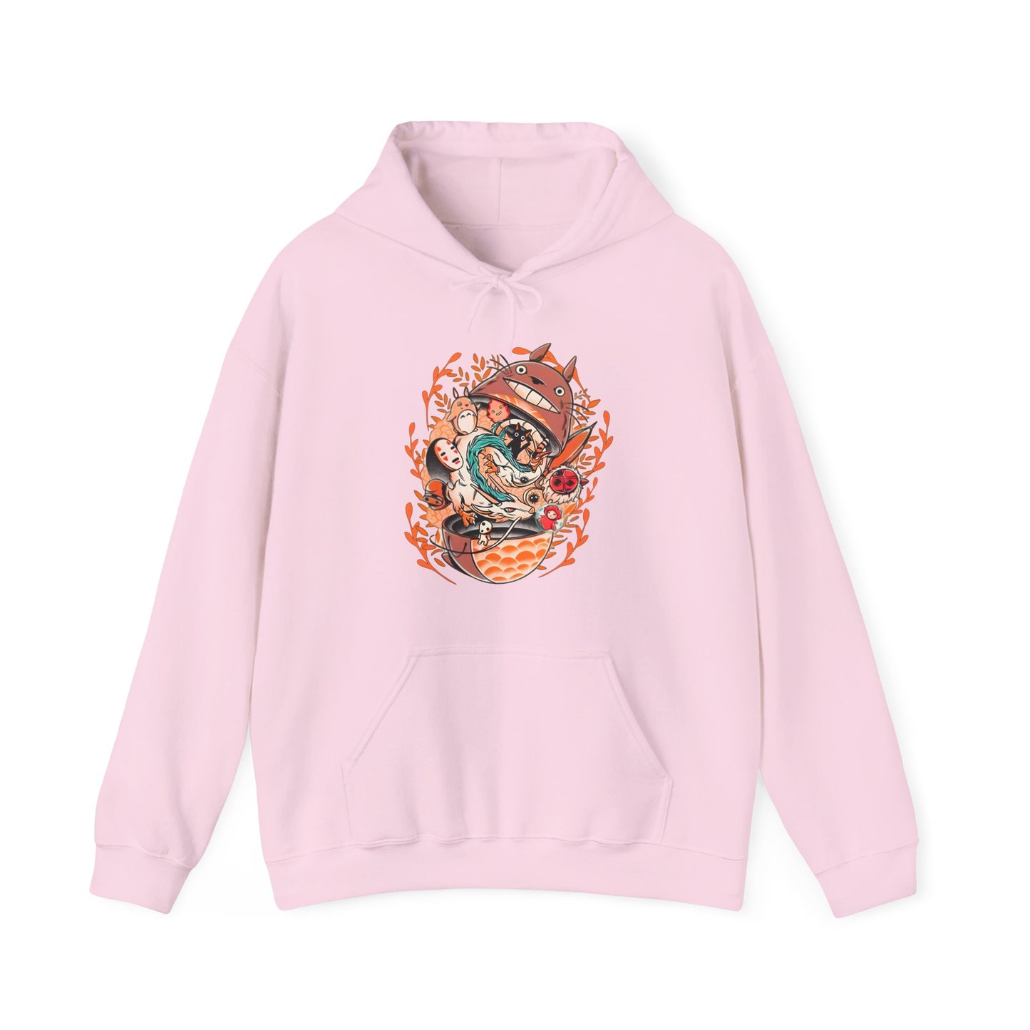 Totoro Matryoshka Hoodie – 100% Cotton Studio Ghibli Sweatshirt for Anime Fans