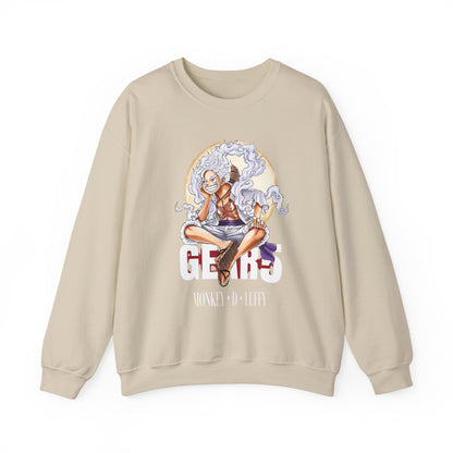 Monkey D. Luffy Gear 5 Sweatshirt – 100% Cotton Anime Pullover | One Piece Gear Fifth Crewneck