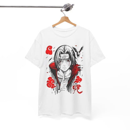 Itachi Uchiha Naruto Graphic Tee 100% Cotton Anime Shirt