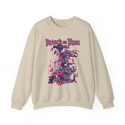 Attack on Titan Sweatshirt – 100% Cotton Pullover for Anime Fans