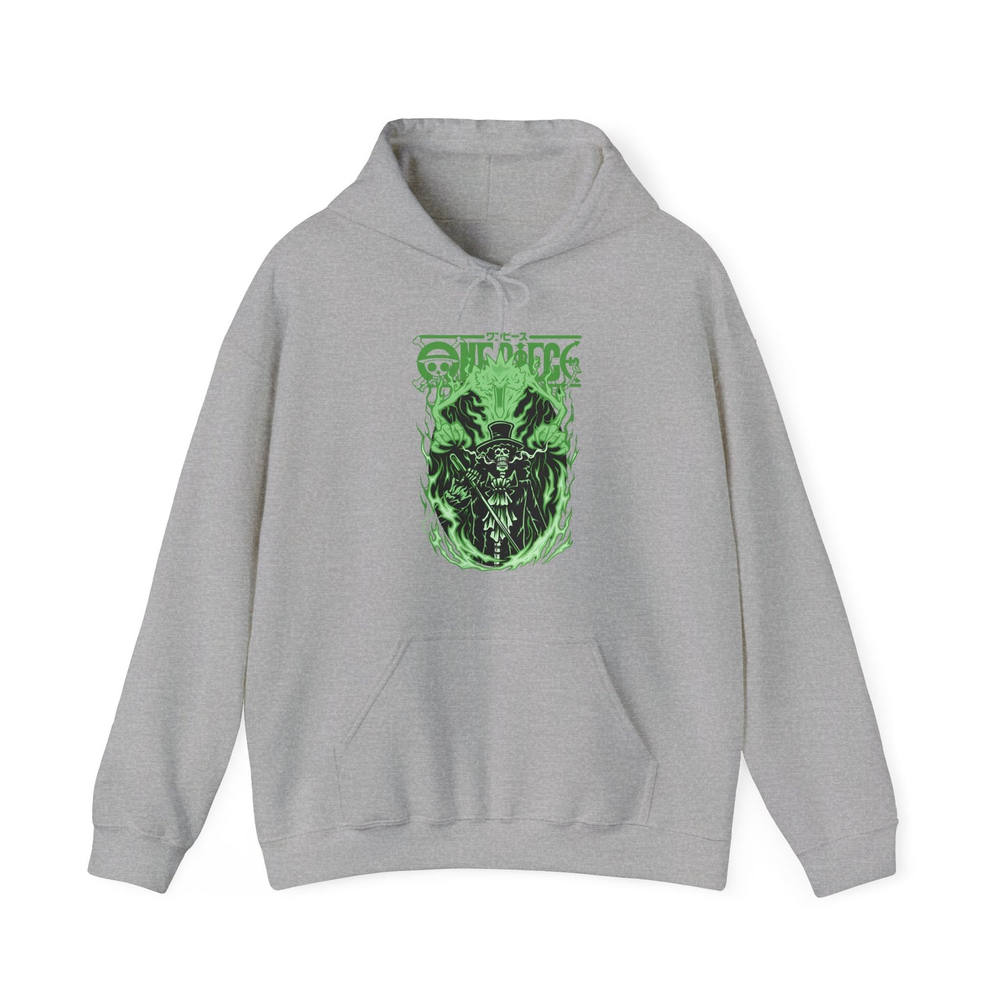 Brook One Piece Hoodie – 100% Cotton Anime Hooded Sweatshirt for Soul King Fans