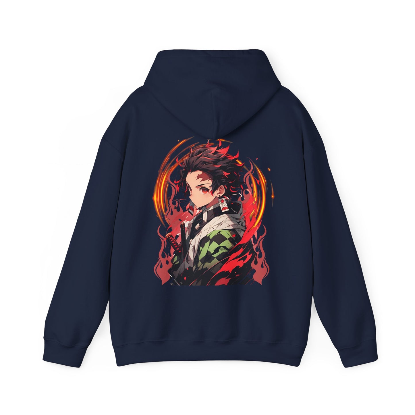 Tanjiro Kamado Back Print Hoodie | 100% Cotton Demon Slayer Hashira Hoodie