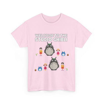Totoro Pixel T-Shirt 100% Cotton | Studio Ghibli Anime Graphic Tee