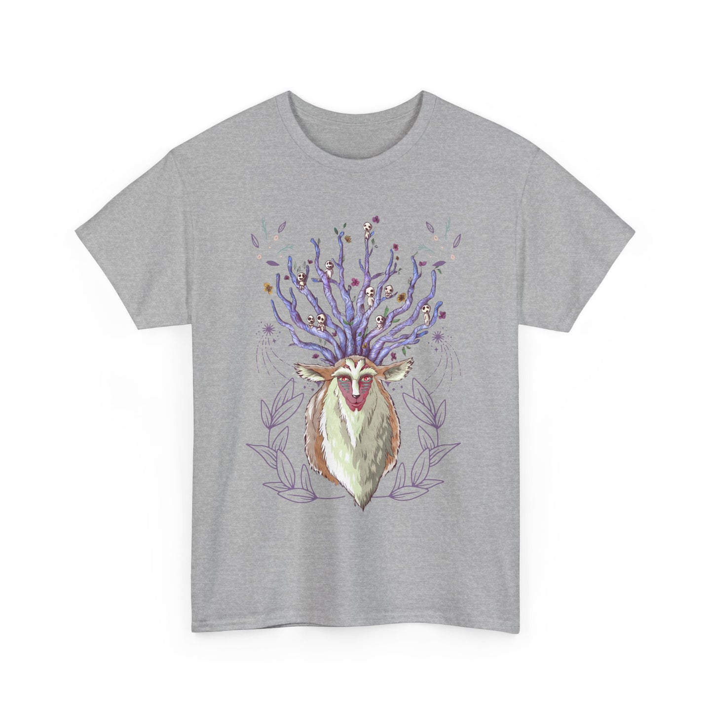 Forest Spirit T-Shirt – 100% Cotton Princess Mononoke Shirt | Studio Ghibli Forest God Tee