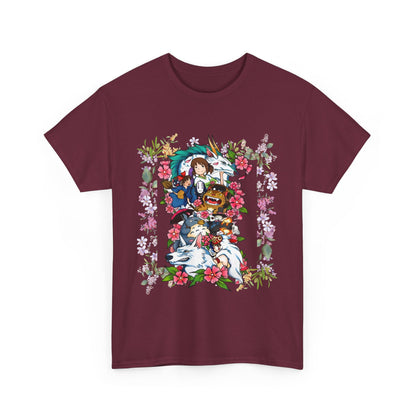 Ghibli Characters T-Shirt – 100% Cotton Anime Shirt for Studio Ghibli Fans
