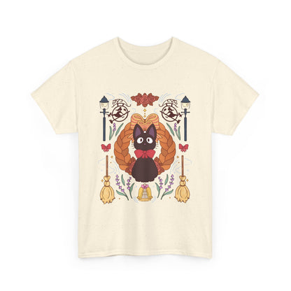 Jiji Collage T-Shirt – 100% Cotton Studio Ghibli Cat Tee