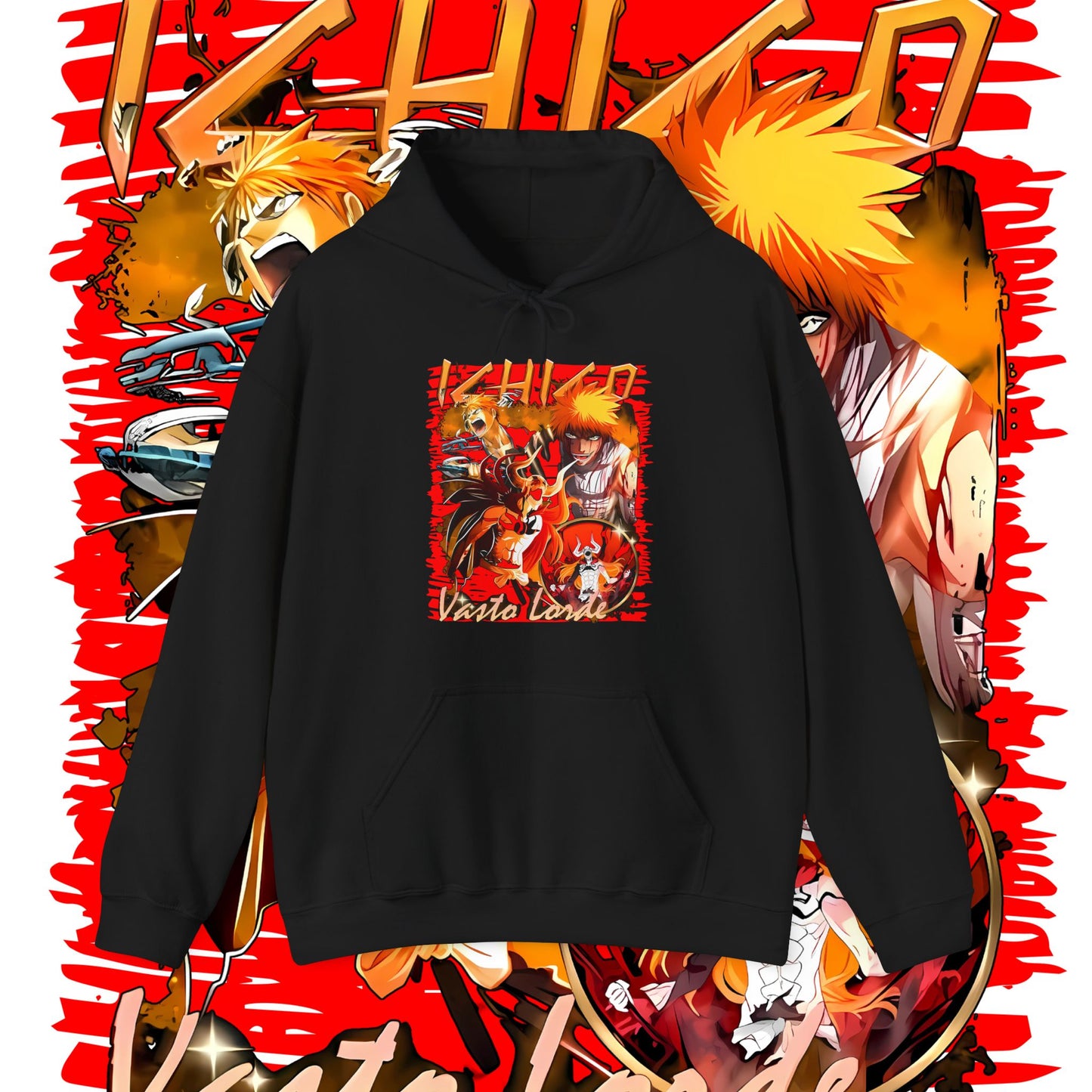 Bleach Anime Cotton Hoodie – Premium Graphic Sweatshirt