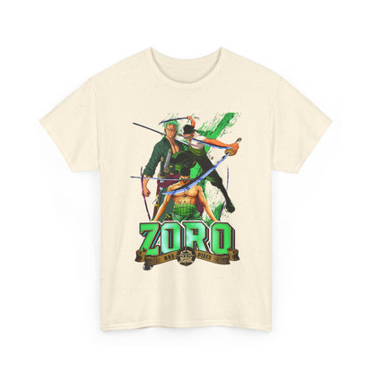 Roronoa Zoro Sword T-Shirt – 100% Cotton One Piece Anime Tee for True Fans