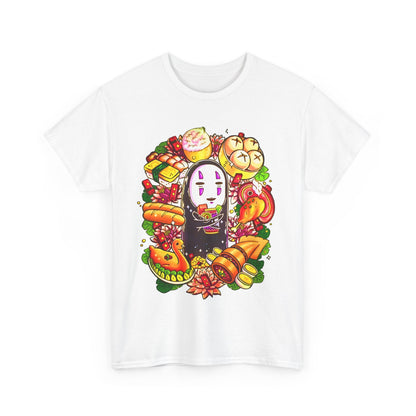 No Face Paint Brush T-Shirt | 100% Cotton Spirited Away Studio Ghibli Tee