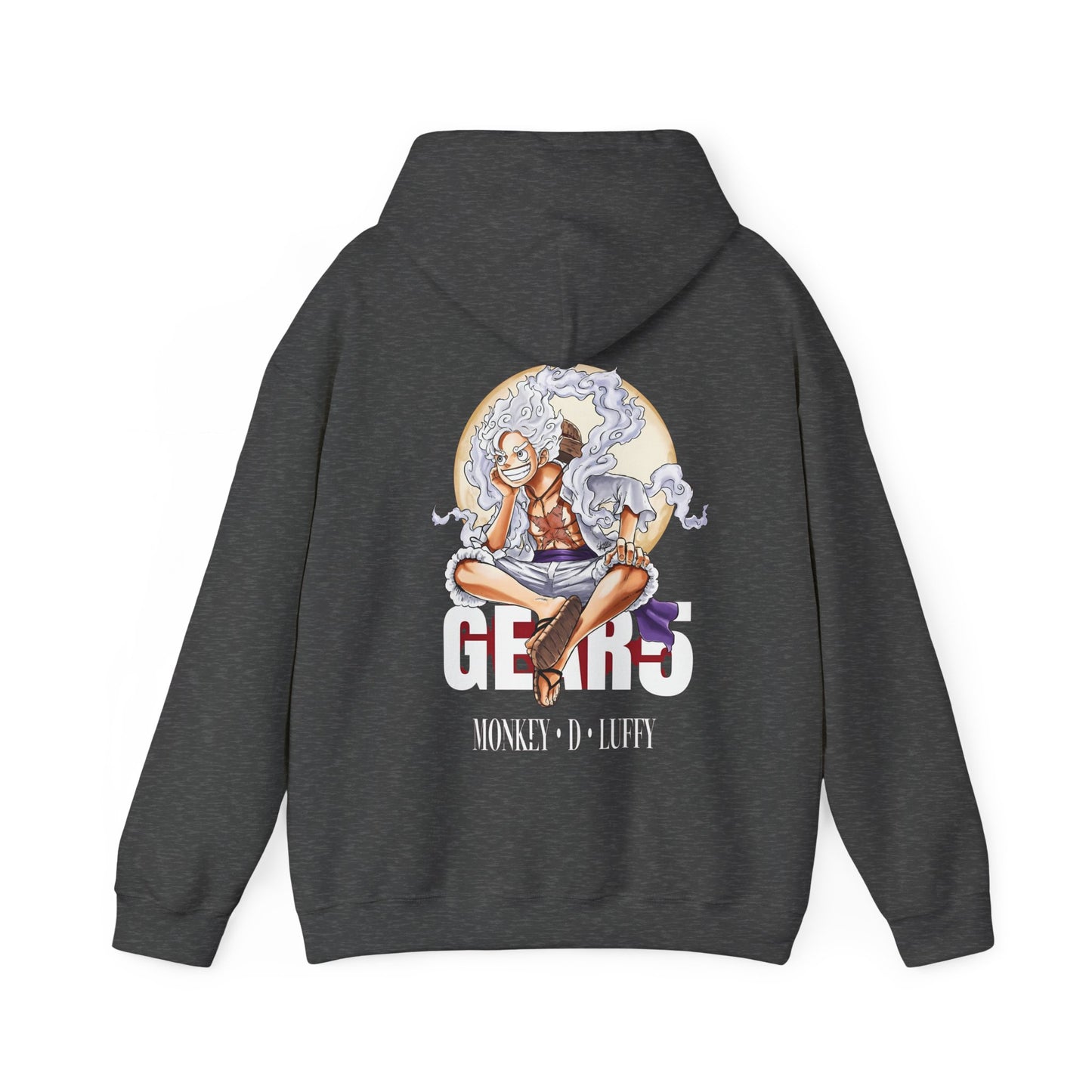 Monkey D. Luffy Gear 5 Back Print Hoodie – 100% Cotton One Piece Anime Sweatshirt