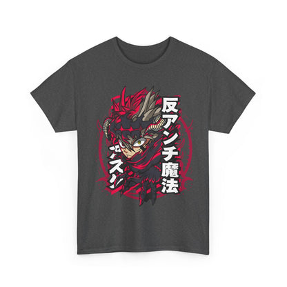Asta Black Clover T-Shirt – 100% Cotton Anime Tee for Magic Knight Fans