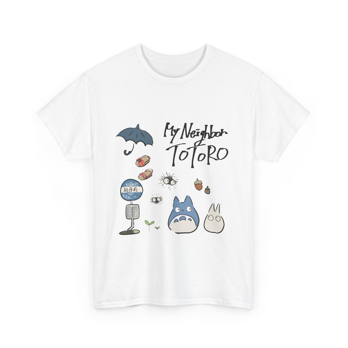 My Neighbor Totoro Shirt – 100% Cotton Ghibli Tee for Anime Lovers