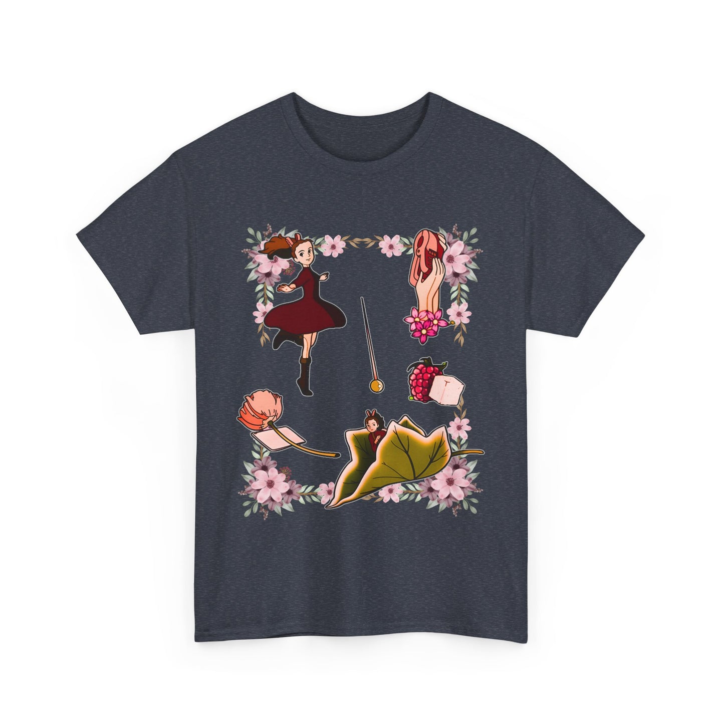The Secret World of Arrietty T-Shirt – 100% Cotton Ghibli Anime Tee for Fans