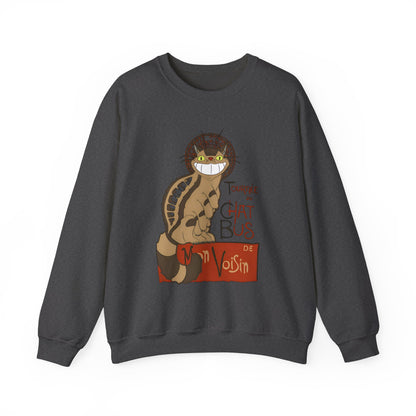 Catbus Studio Ghibli Sweatshirt – 100% Cotton My Neighbor Totoro Pullover for Anime Fans
