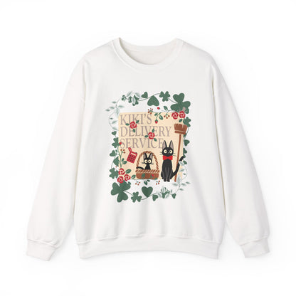 Kiki’s Delivery Service Sweatshirt – 100% Cotton Studio Ghibli Pullover for Anime Fans
