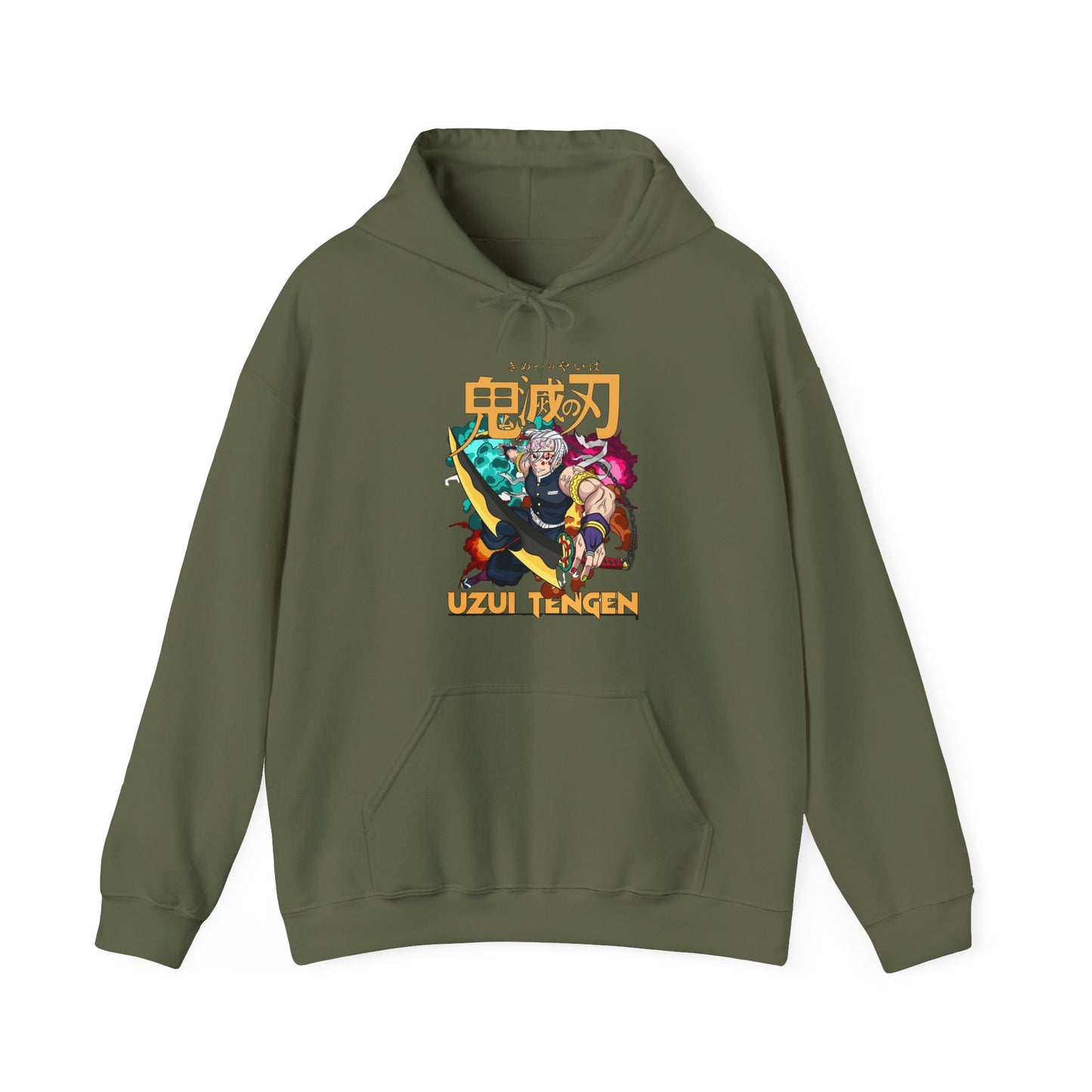 Uzui Tengen Demon Slayer Hoodie – 100% Cotton Anime Pullover for Kimetsu no Yaiba Fans
