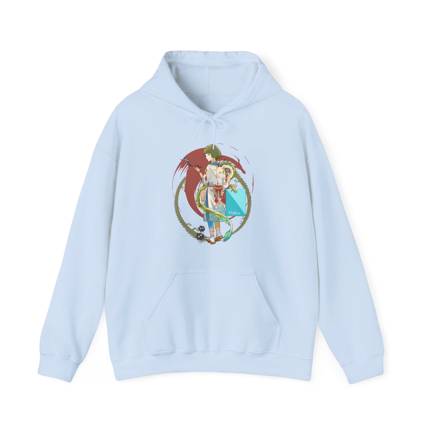 Haku Spirited Away Hoodie – 100% Cotton Studio Ghibli Hoodie for Anime and Fantasy Fans