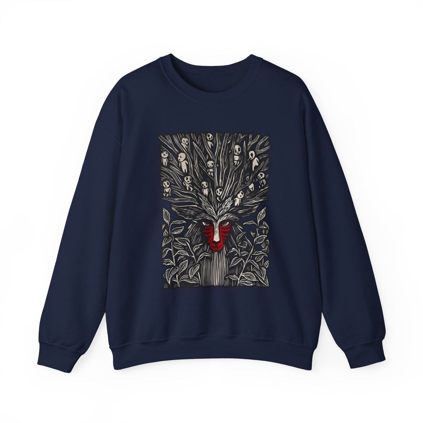 Forest Spirit Studio Ghibli Sweatshirt – 100% Cotton Cozy Anime Pullover for Ghibli Fans