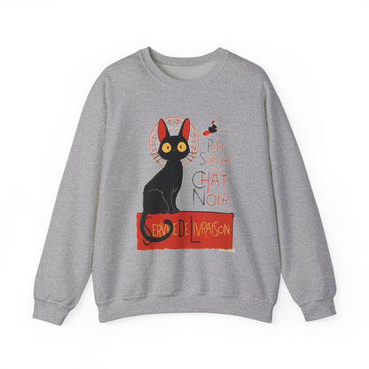 Kiki's Delivery Service Sweatshirt – 100% Cotton Studio Ghibli "Service de Livraison" Cozy Pullover