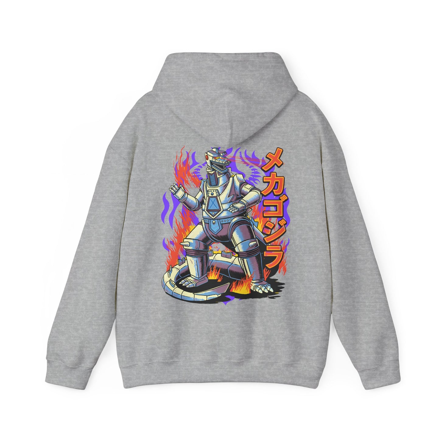 Mechagodzilla Kaiju Hoodie – 100% Cotton with Epic Back Print | Monsterverse Anime Streetwear