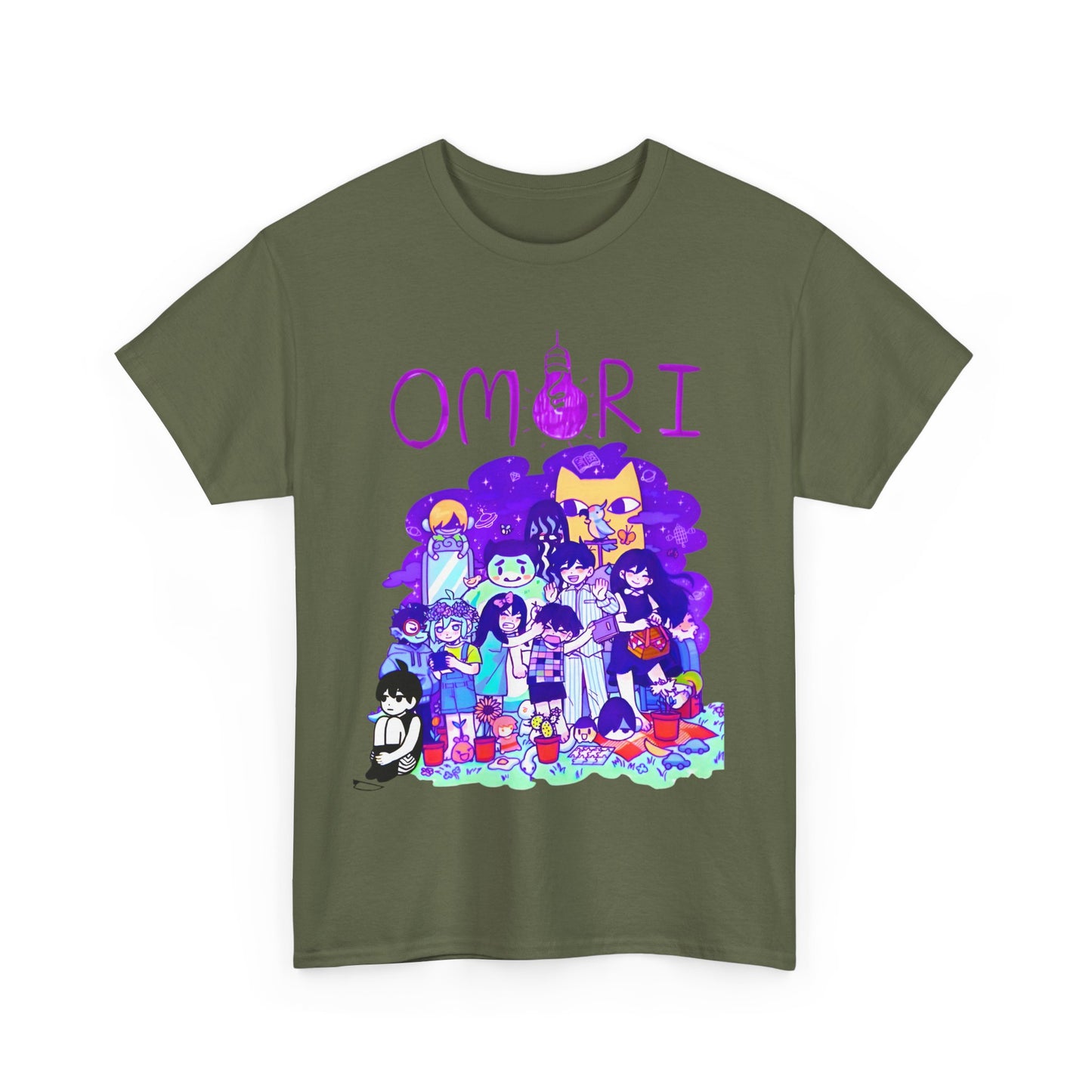 OMORI T-Shirt – 100% Cotton Indie Game Shirt Featuring OMORI Characters and Art
