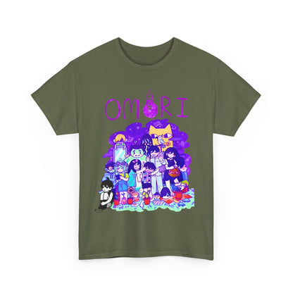 OMORI T-Shirt – 100% Cotton Indie Game Shirt Featuring OMORI Characters and Art