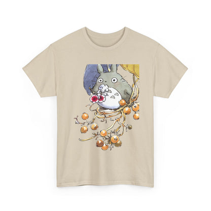 Totoro Sweet Art Shirt – Cute Studio Ghibli Cotton T-Shirt for Anime Fans