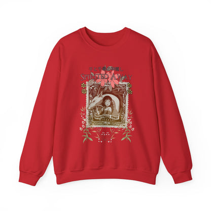 Spirited Away Philately Sweatshirt – 100% Cotton Stamp-Inspired Anime Pullover for Studio Ghibli Fans