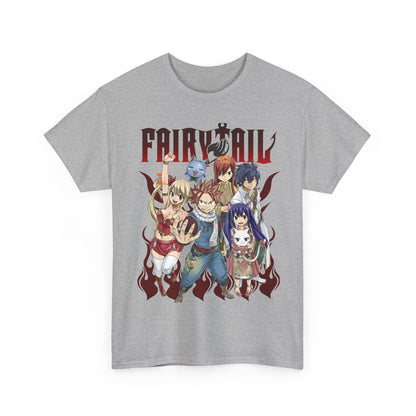 Natsu Dragneel Fairy Tail T-Shirt – 100% Cotton Anime Tee Featuring the Fire Dragon Slayer