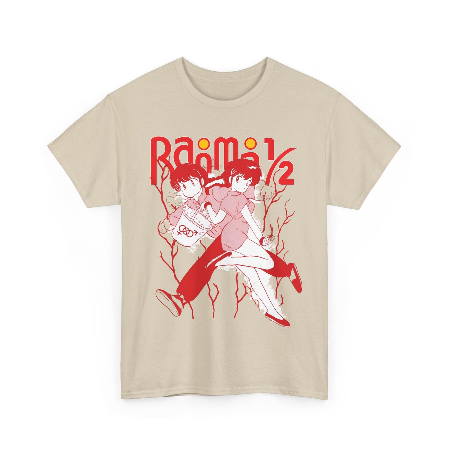 Ranma ½ Funny T-Shirt – 100% Cotton Classic Anime Tee with Hilarious Ranma Design