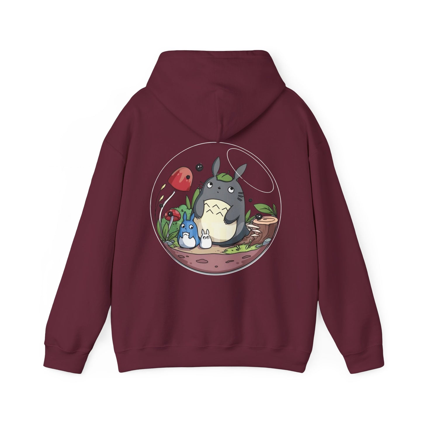 Totoro in a Bubble Hoodie | Studio Ghibli 100% Cotton Back Print Sweatshirt