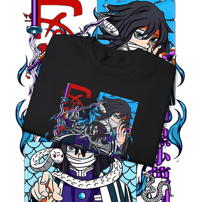 Iguro Obanai Serpent Hashira Sweatshirt | Demon Slayer Anime | 100% Cotton Pullover