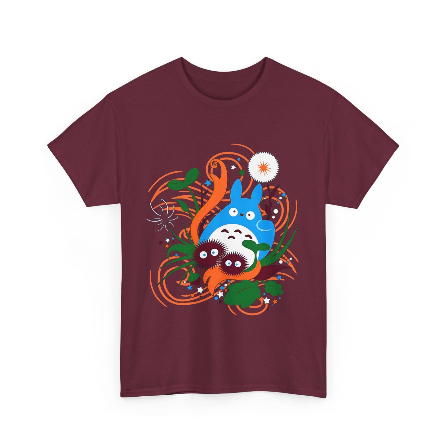 Totoro T-Shirt – 100% Cotton Studio Ghibli Tee for Anime Fans & Collectors