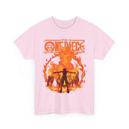 Portgas D. Ace T-Shirt 100% Cotton – One Piece Anime Shirt for Fans