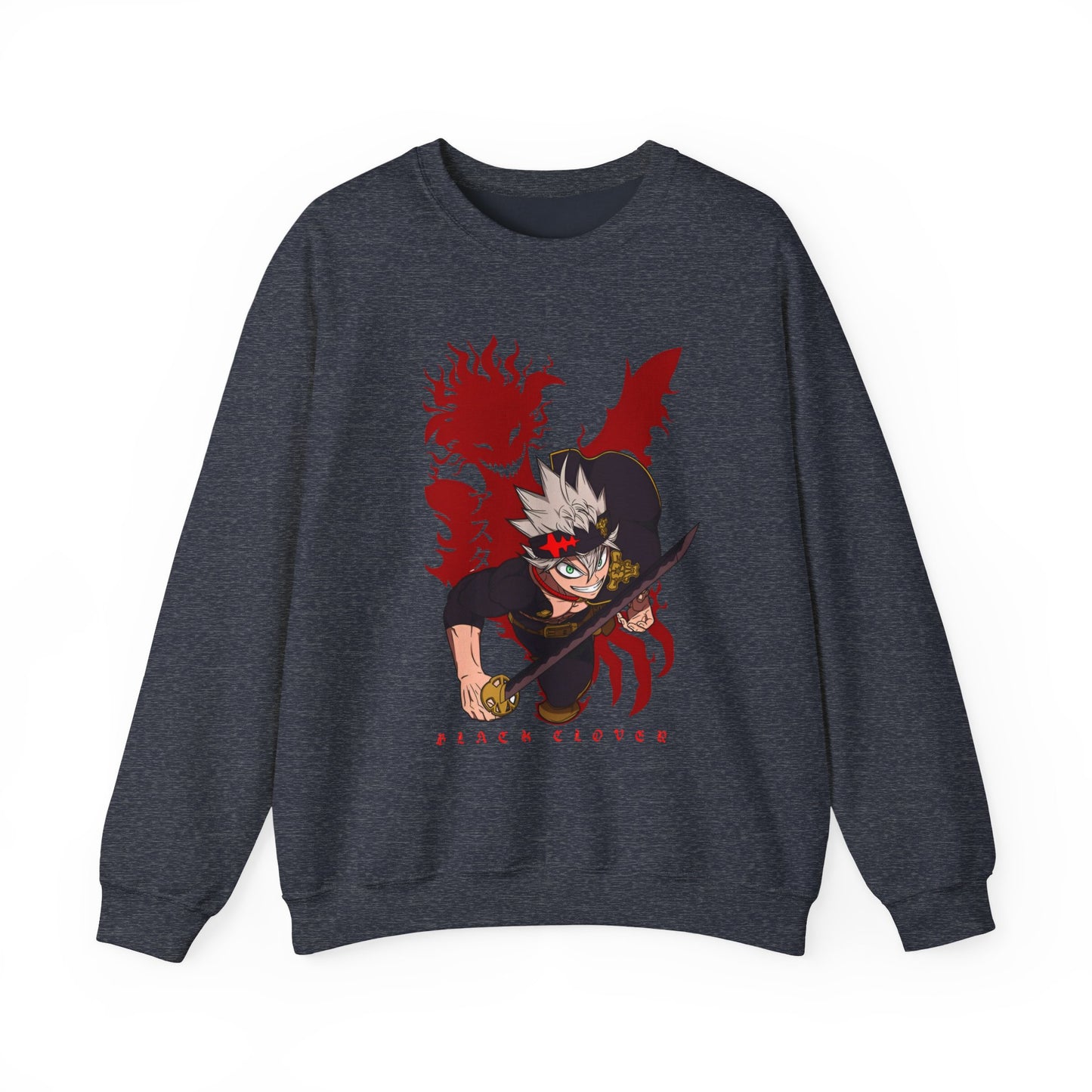 Asta Black Clover Sweatshirt – 100% Cotton Anime Pullover for True Magic Knight Fans