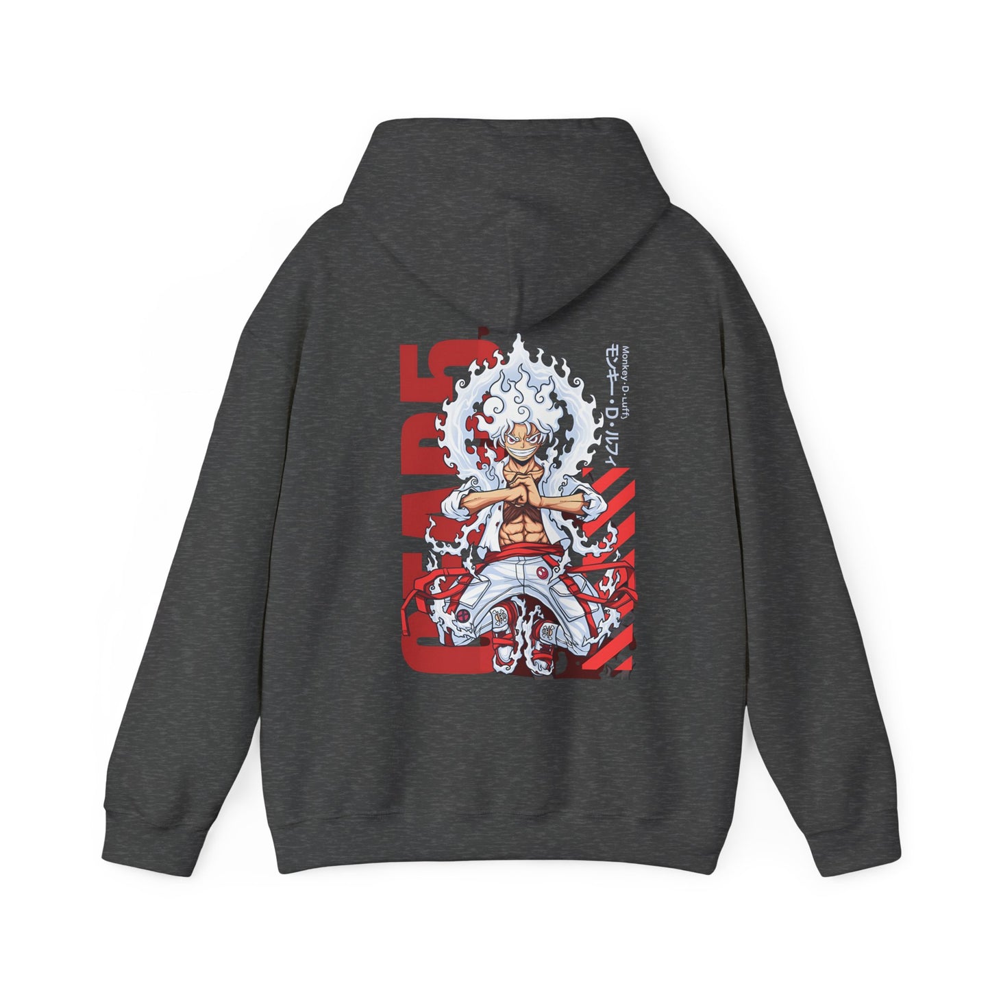 Monkey D. Luffy Back Print Hoodie – 100% Cotton One Piece Anime Streetwear