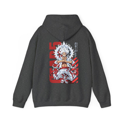 Monkey D. Luffy Back Print Hoodie – 100% Cotton One Piece Anime Streetwear