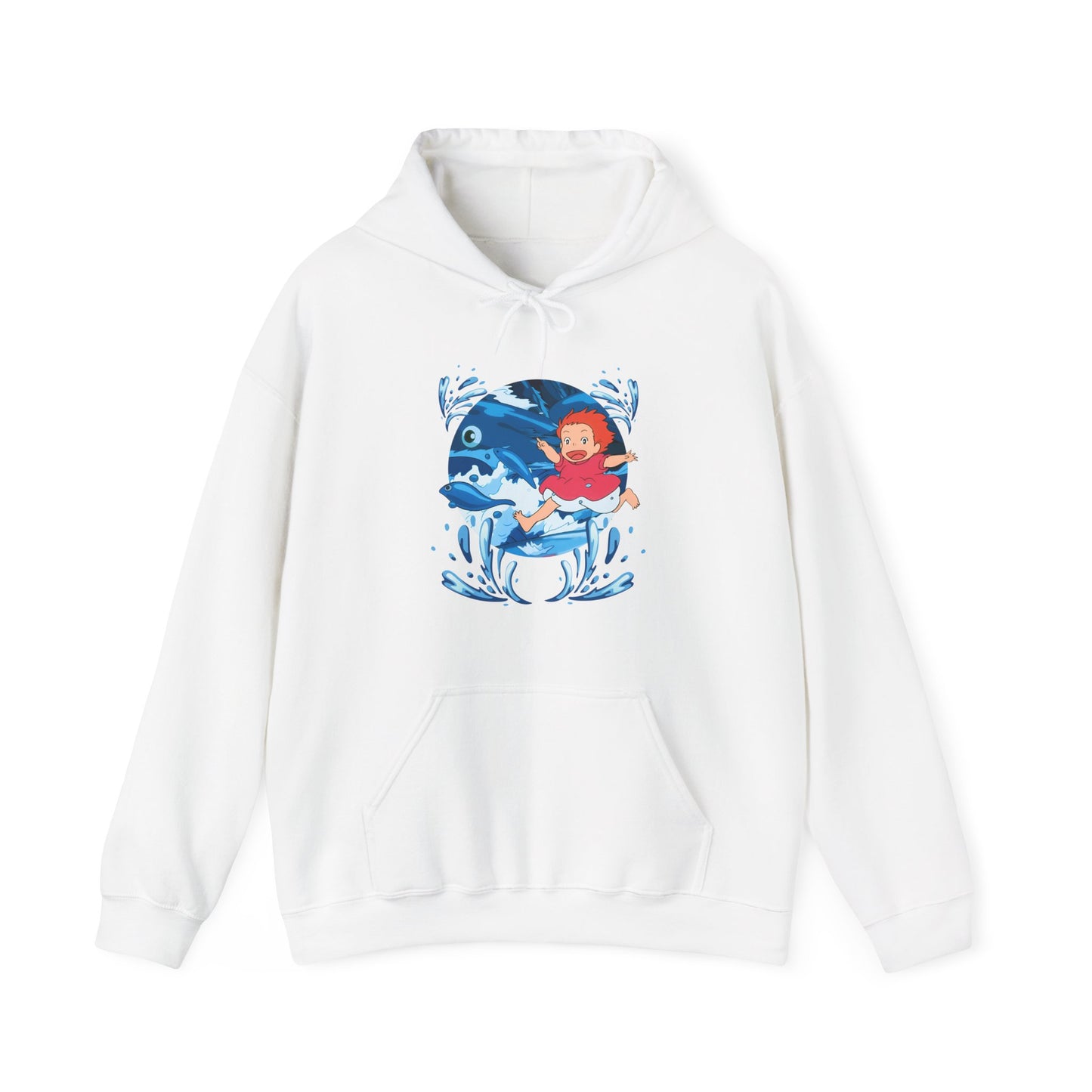 Ponyo Studio Ghibli Hoodie – 100% Cotton Anime Sweatshirt for Ghibli Fans
